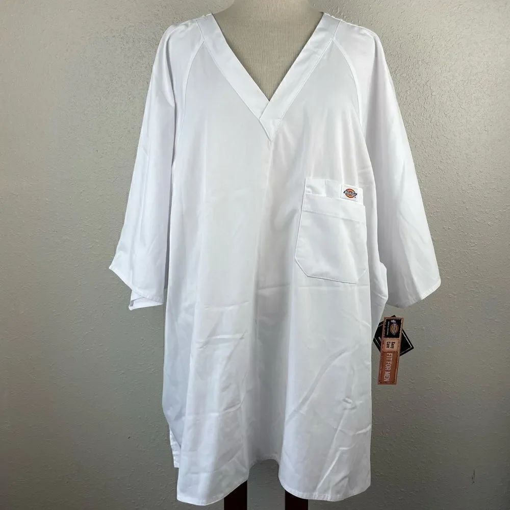 NWT Dickies V-Neck Medical Unifrom Size 4XL